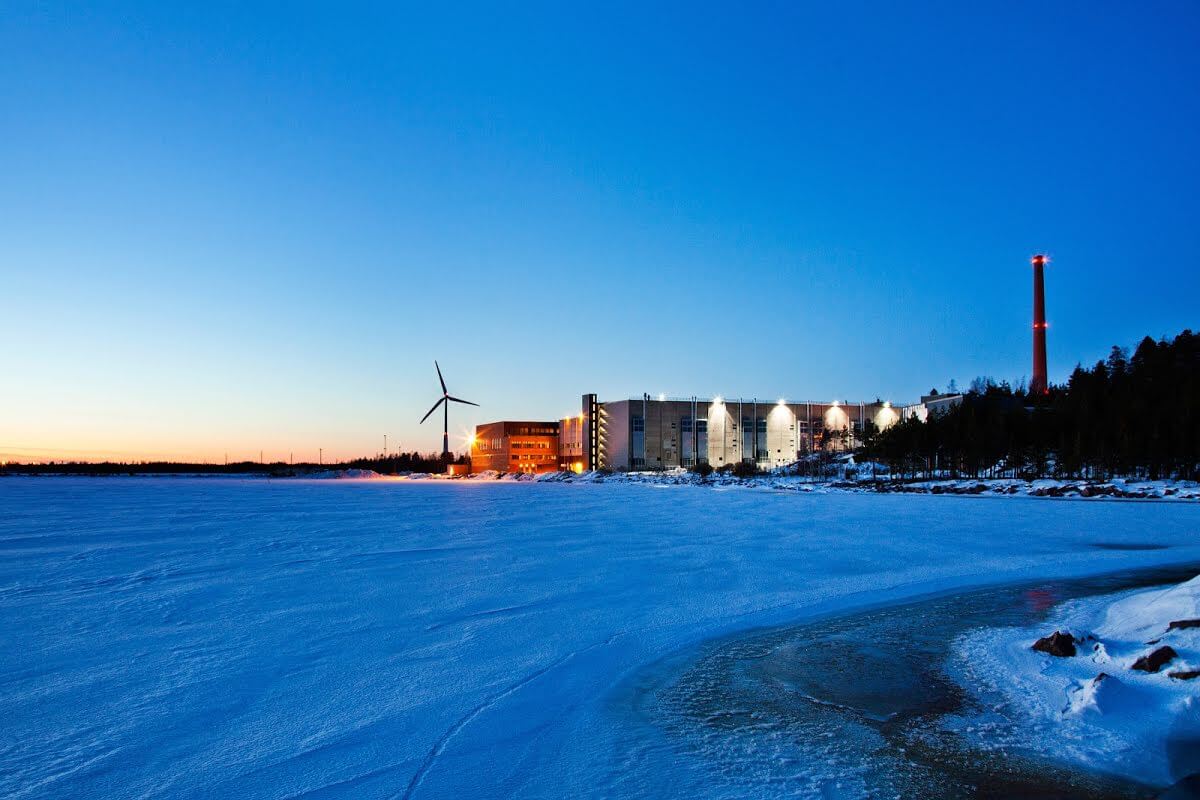 Google's data center in Finland