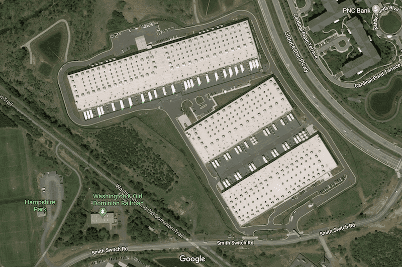 Amazon's data center in Northern Virginia